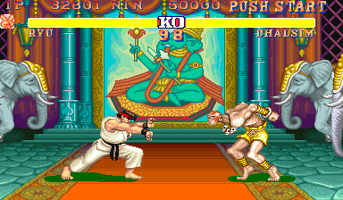 Street Fighter II: The World Warrior (World 910522) Screenshot 1